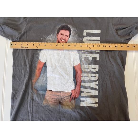 Luke Bryan Tailgates Tanlines Concert Tour Country Music T Shirt Adult Medium - Picture 5 of 7